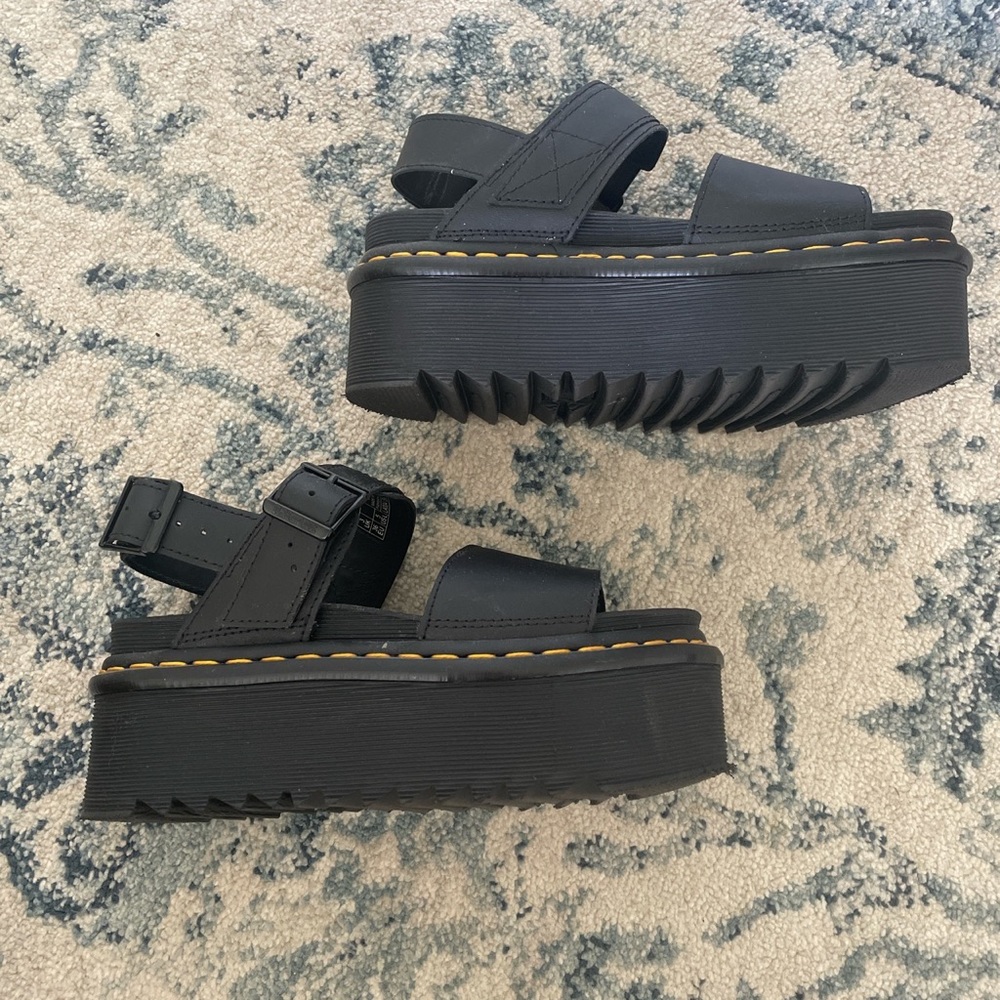 Doc marten platform sandals